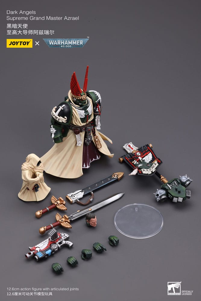 Warhammer 40k Action Figure 1/18 Dark Angels Supreme Grand Master Azrael 13cm