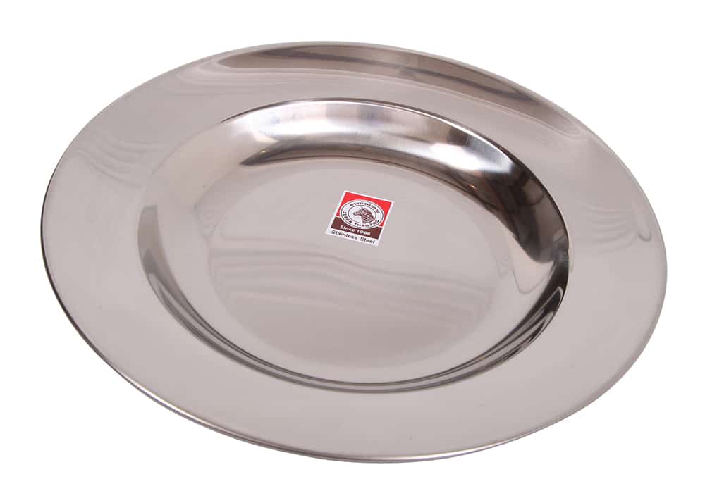 Zebra Stainless Steel Plate (Various Sizes)
