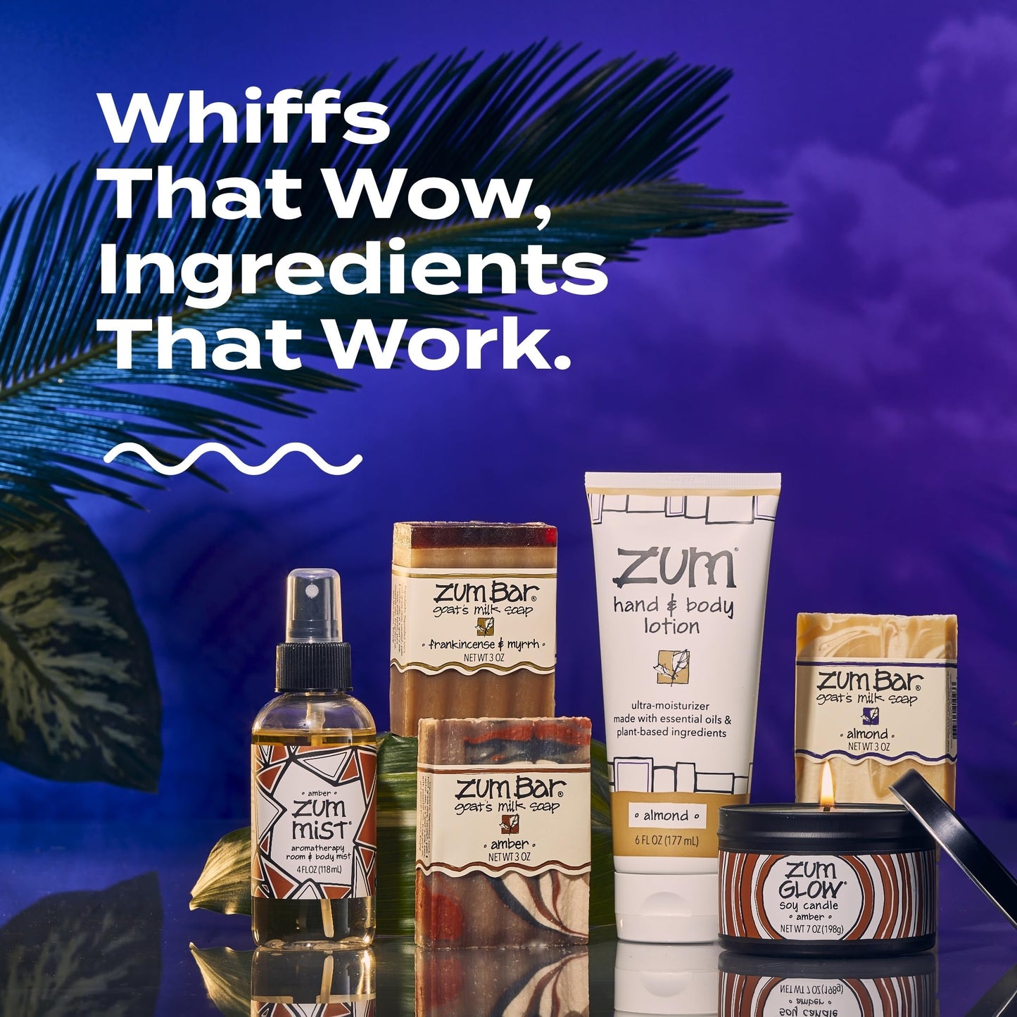 Zum Indigo Wild Goat Milk Soap Bar with Frankincense Blends - 3 oz, 3 Pack - Cruelty-Free & Natural Oils