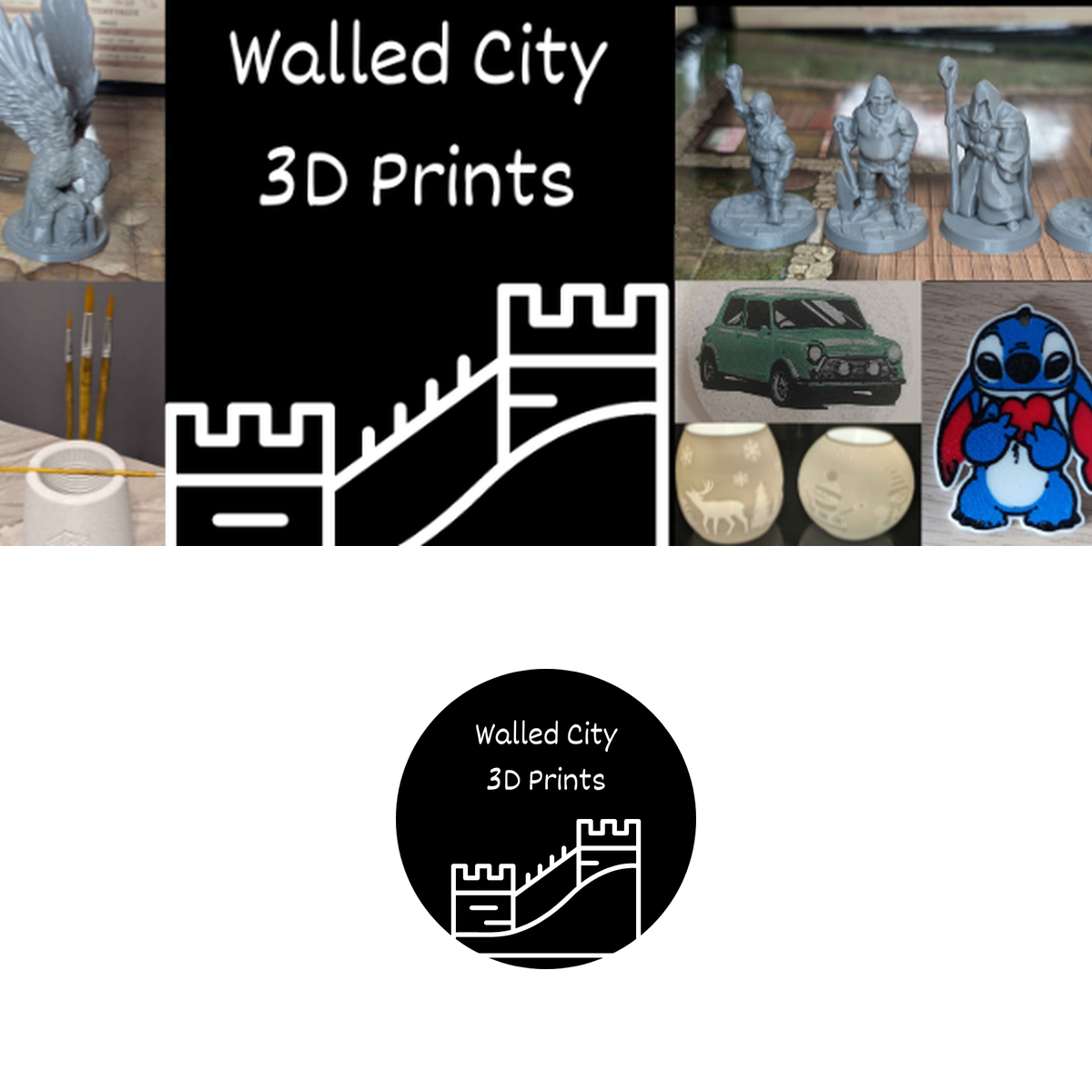 Walled City 3D Prints