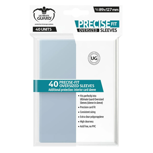 Ultimate Guard Precise-Fit Sleeves Oversized Transparent (40)