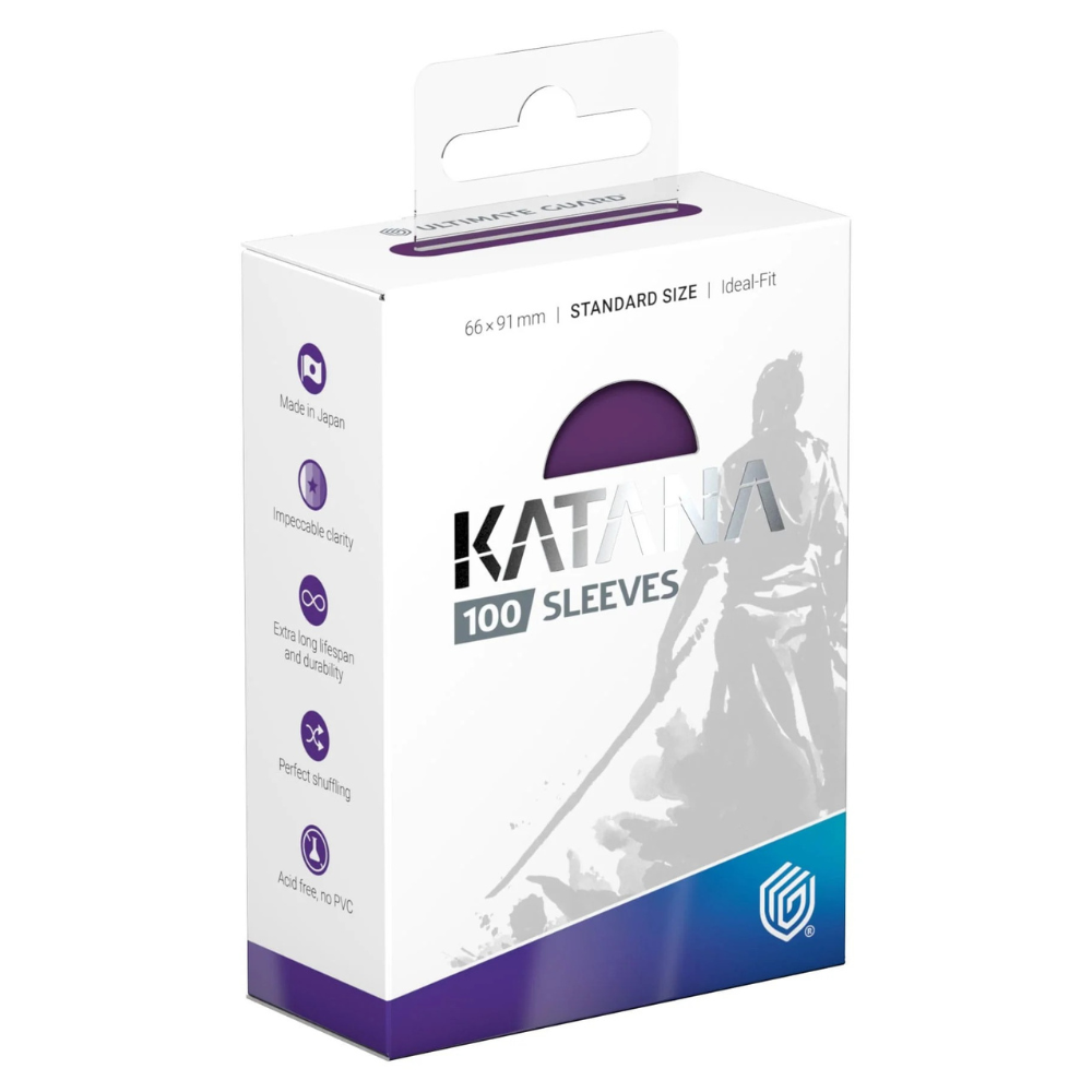 Ultimate Guard Katana Sleeves Standard Size (100) - Iris Bloom