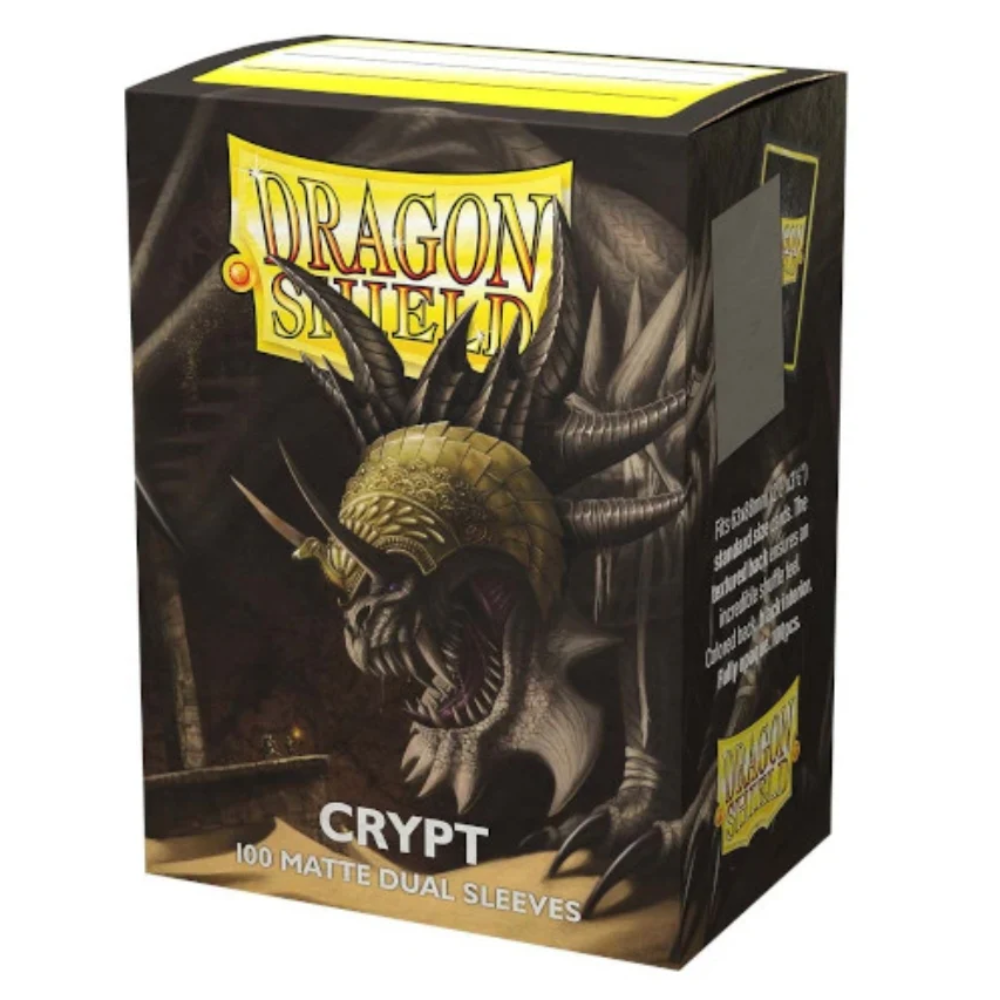 Dragon Shield - Matte Dual Standard Size Sleeves 100pk - Crypt Neonen