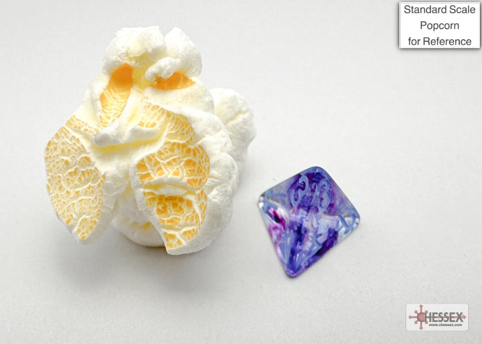 Chessex - Mini Nebula Polyhedral 7 Die Set - Luminary Nocturnal Blue