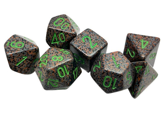 Chessex - Speckled Polyhedral 7 Dice Set - Earth