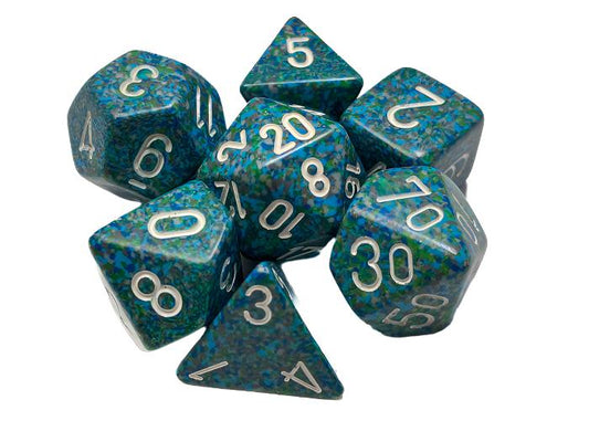 Chessex - Speckled Polyhedral 7 Dice Set - Sea