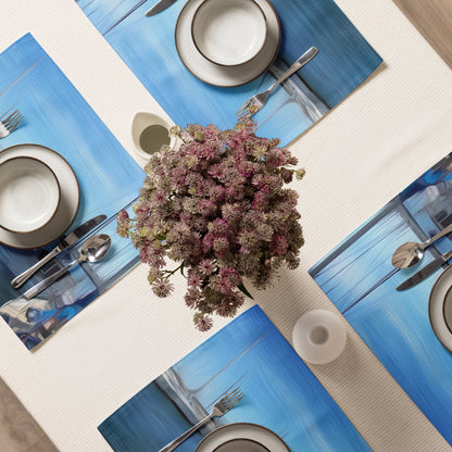 The Sleeping Yachts (at Morning) - Placemat Set
