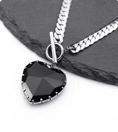 Spicy Love Heart Choker Necklace