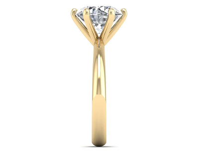 2ct Classic Solitaire Diamond Ring