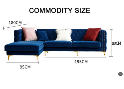WH215 Two Seater Sofa, Velvet