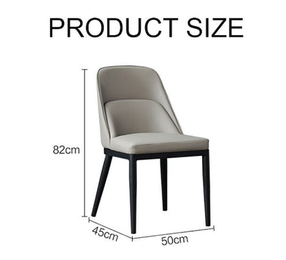 A Set of 2 Thelma Dining Chairs, Italian Design