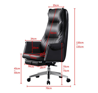 Bethalto Office Chair With Footrest, Recliner Office Chair