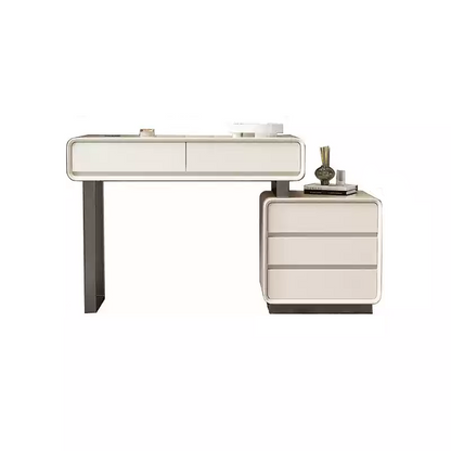 Dobson Dressing Table With LED Mirror,  Light Grey