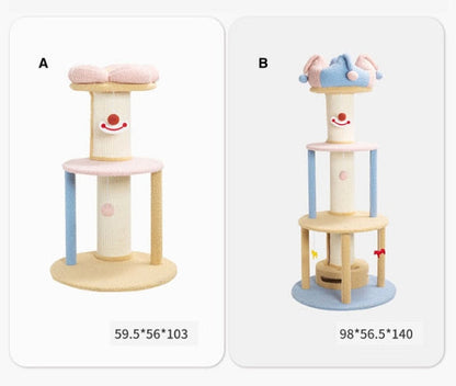 Lori Cat Climber, Cat Tree, Coral Fleece