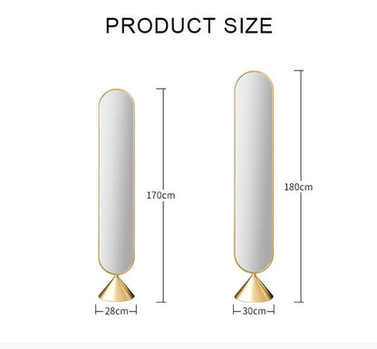 Boxford Modern Full Length Mirror, Gold Or Black