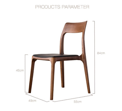 A Set Of 2 Hans CH3 Dining Chairs, Dark Oak, Light Oak