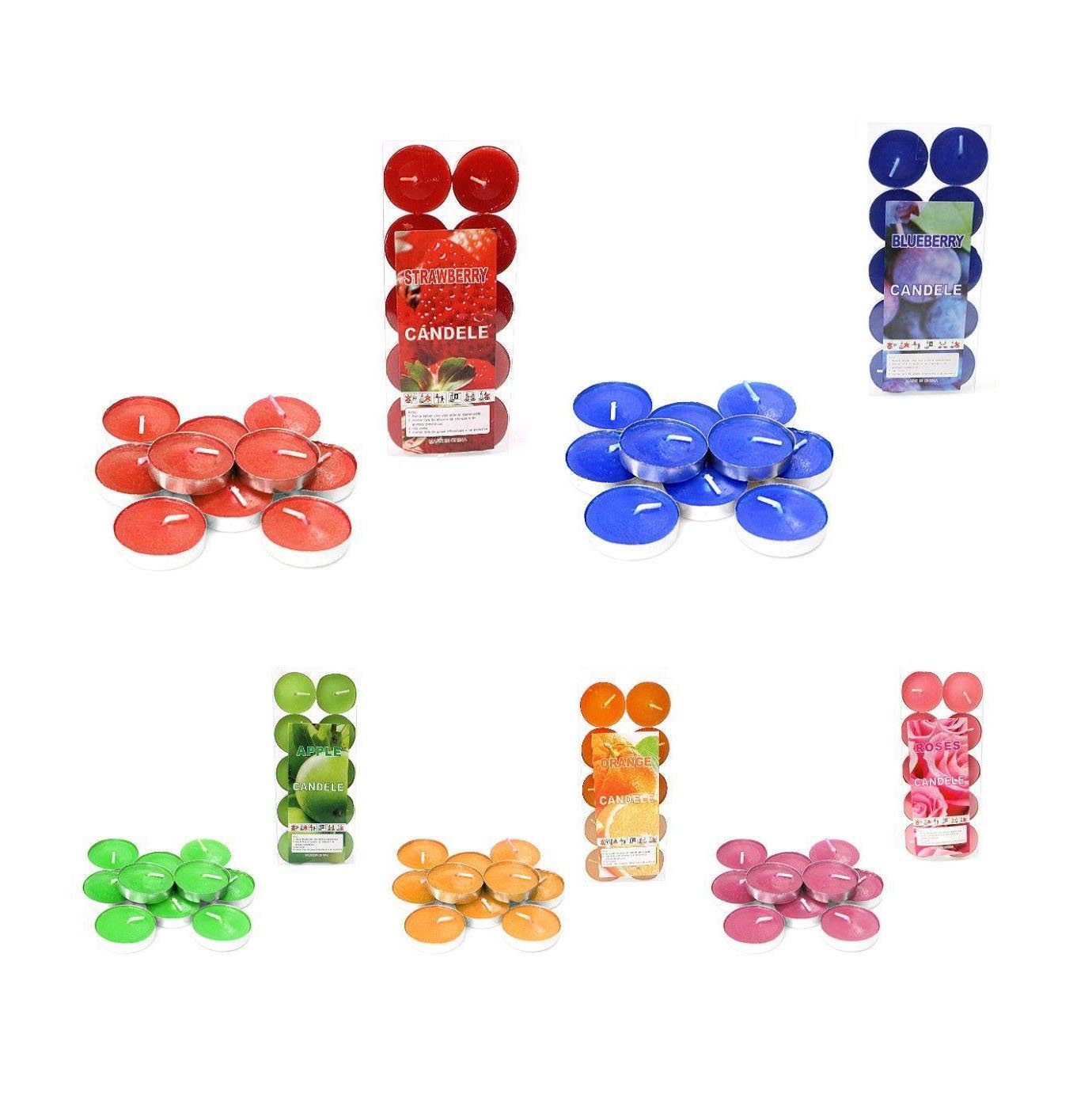 Jasmine Scented Tealight Candles Relaxing Home Decor 10 Pack