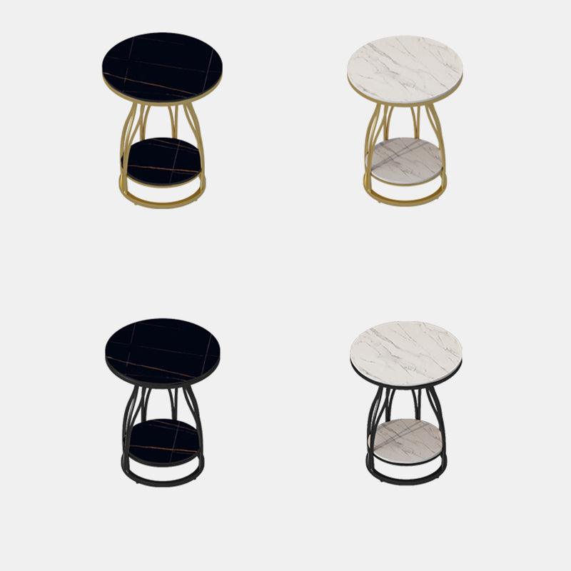 Amos Side Table, Gold Base