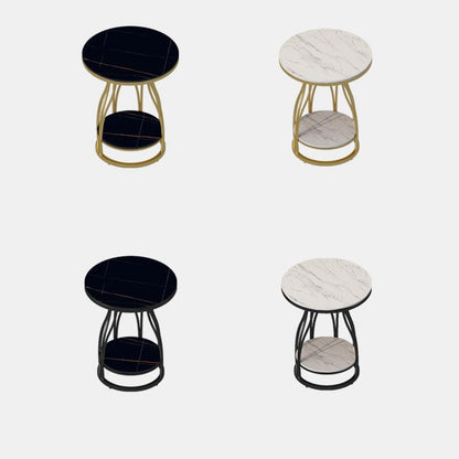 Amos Side Table, Gold Base