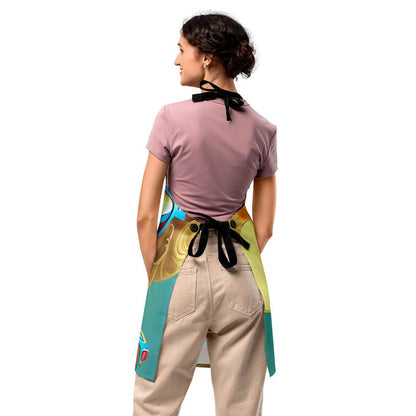 Retro Cool Blue - Apron - iSAW Company