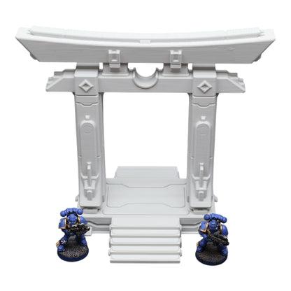 Ethereal Torii 1 - 28mm Wargaming Scatter Terrain Scenery Tabletop Miniature