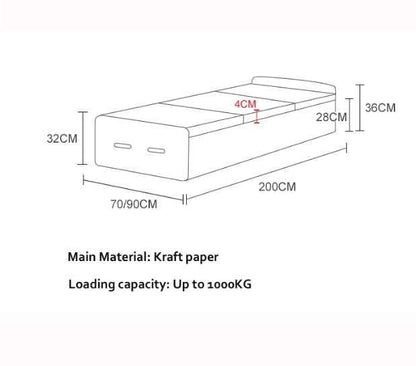 Accordion Folding Single Bed