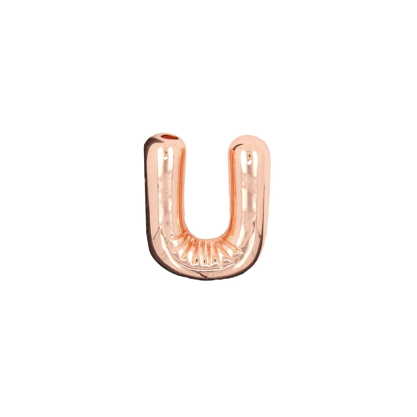 Glossy Letters Pendant Necklace