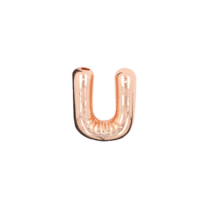 Glossy Letters Pendant Necklace
