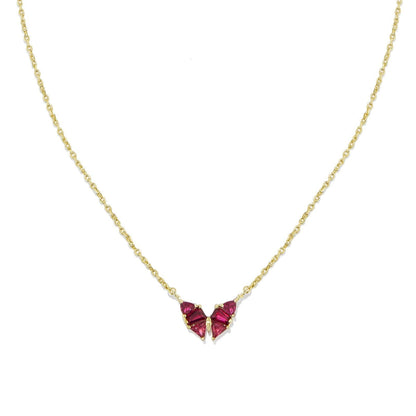 Geometric Crystal Pendant Necklace