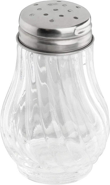 Elegant Clear Ribbed Glass Jar Dispenser Kitchen Storage Solution