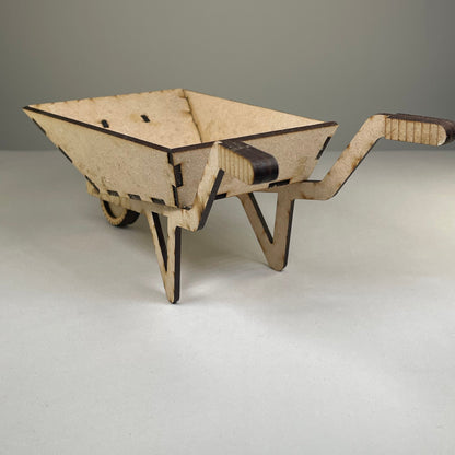 Wheelbarrow Planter - Flatpack Model Kit