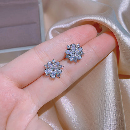 Zircon Women Necklace, Ring & Earrings Set