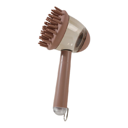 3 In 1 Pets Bath Brush For Dogs And Cats Shower Massage Brush, Depilation Comb And Foaming Tool, Anti-frizz Beauty Brush Pet Products