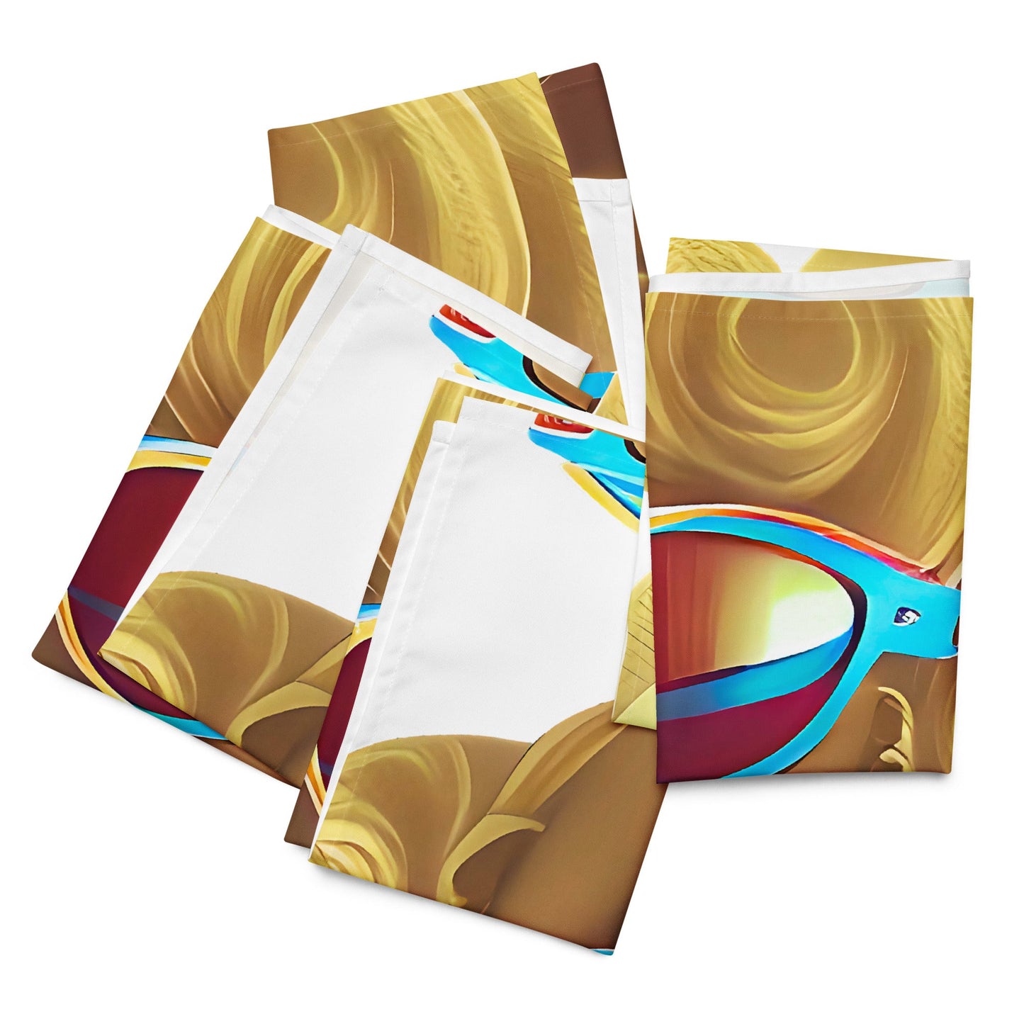 Retro Cool White - Cloth Napkin Set