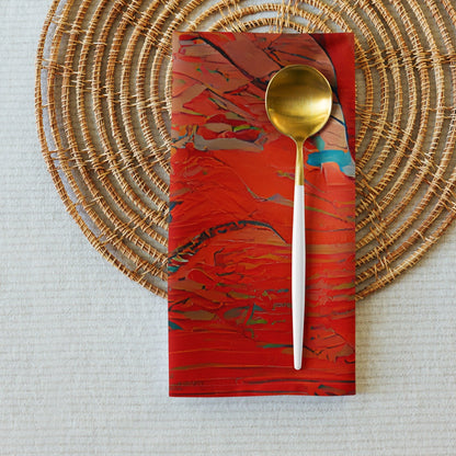 Half Black Half Hónghǎi - Cloth Napkin Set