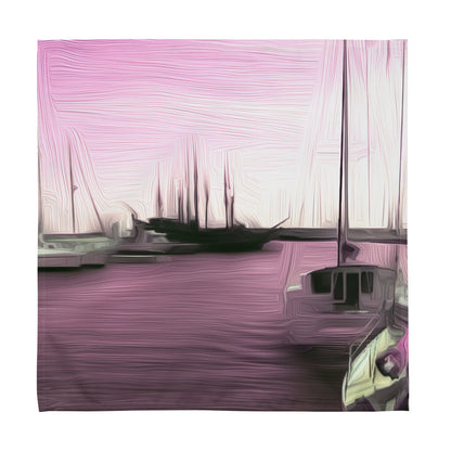 The Sleeping Yachts (at Evening) - Cloth Napkin Set