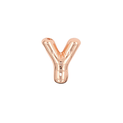 Glossy Letters Pendant Necklace