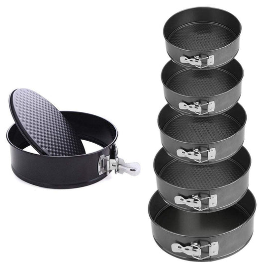 Professional Round Springform Cake Mould Set 6 Pc