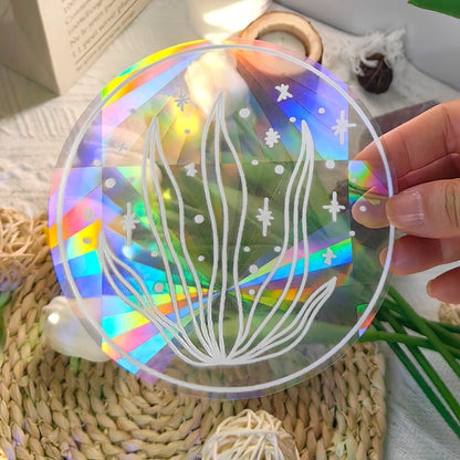 Colourful Suncatcher Rainbow Prism Glass PVC Window Film