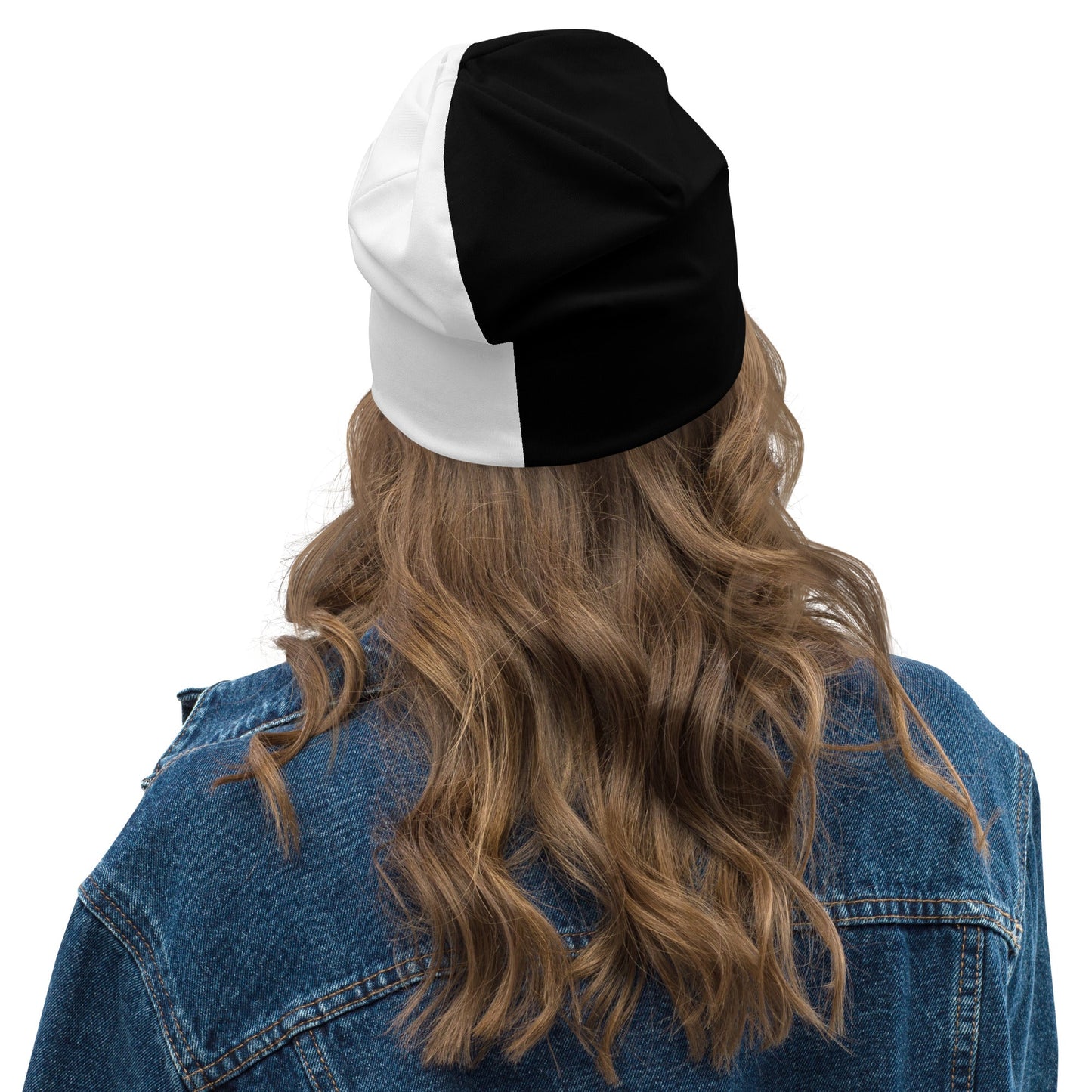 Half Black Half White - Beanie