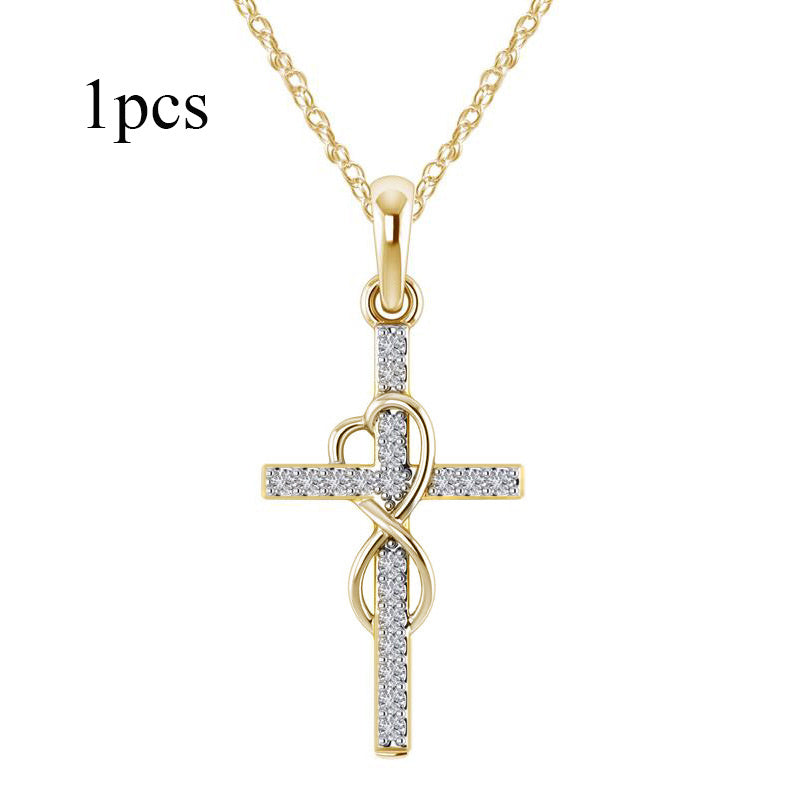 Infinity Cross Necklace