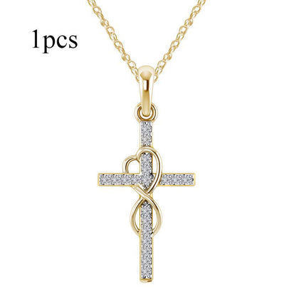 Infinity Cross Necklace