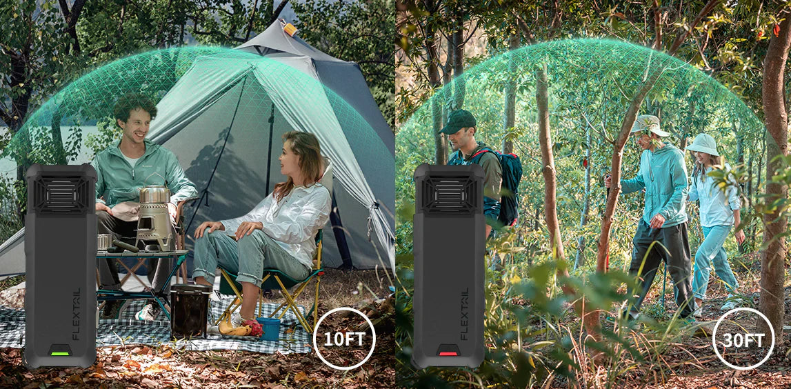 Flextail Max Repeller 2-in-1 Portable Rechargeable Mosquito Repeller - Plus 10 mats