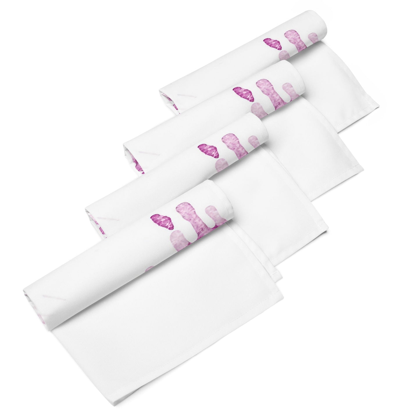 Watercolour Pink Splash - Cloth Napkin Set