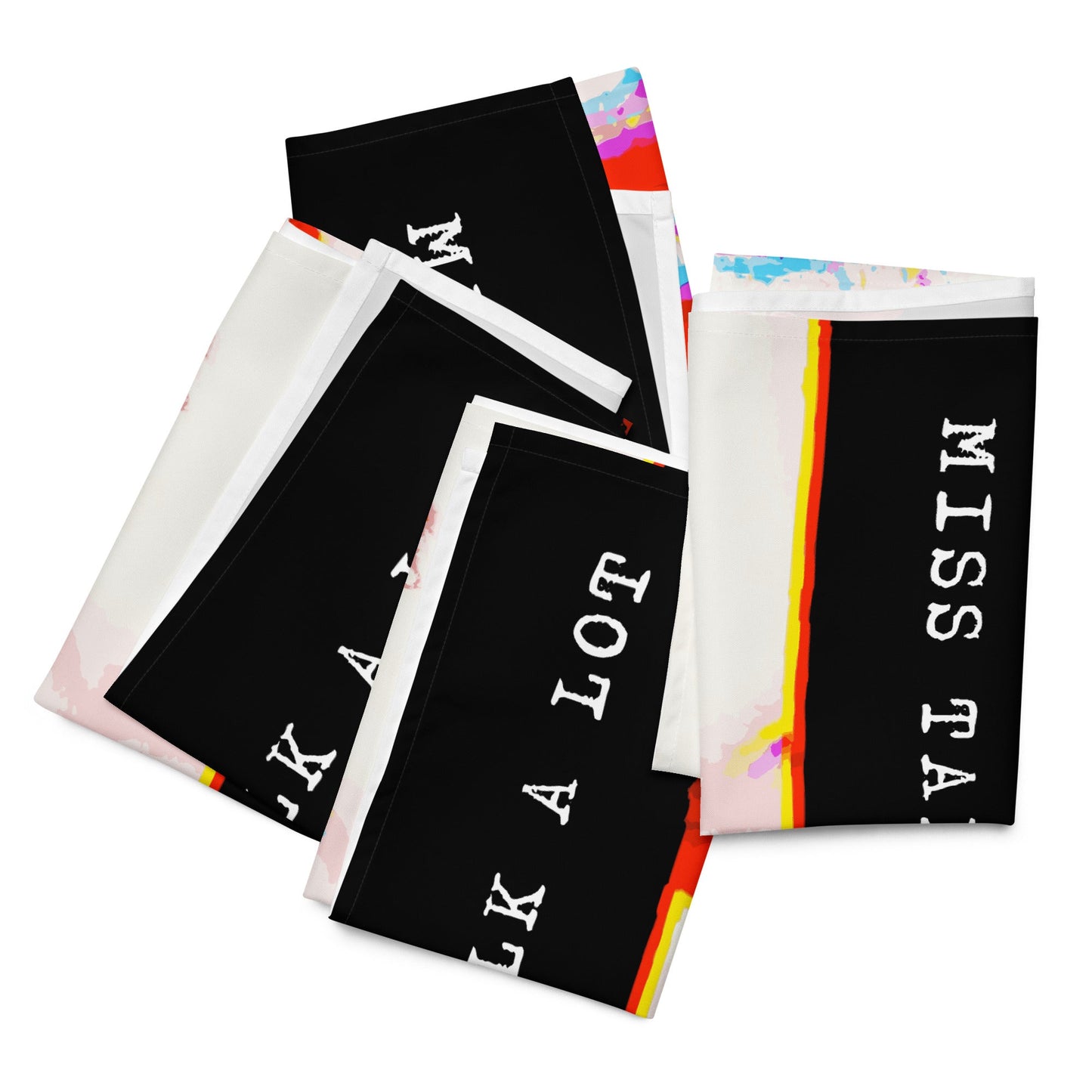 Miss Talk A Lot - Cloth Napkin Set