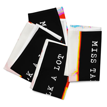 Miss Talk A Lot - Cloth Napkin Set
