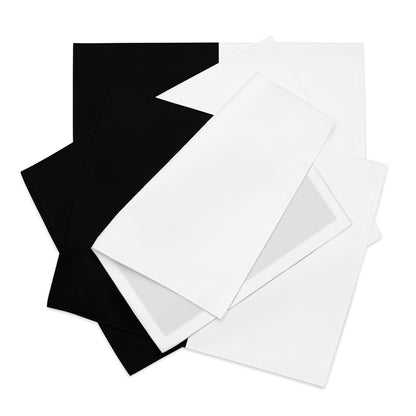 Half Black Half White - Placemat Set