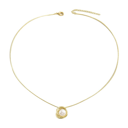 Sweet Necklace String Pearl Pendant