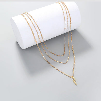 Multi-Layer Retro Clavicle Chain