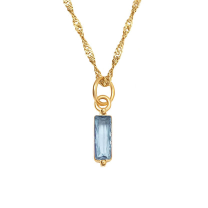 Color Twelve Birthstone Necklace